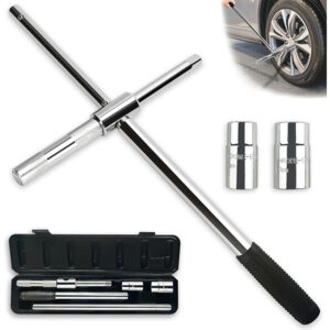25'' Heavy Duty Extended Lug Wrench with Blow Storage Case