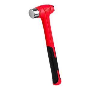 YIYITOOLS 48oz Ball Peen Hammer-Forged Steel Head, Fiberglass Handle with TPR Grip