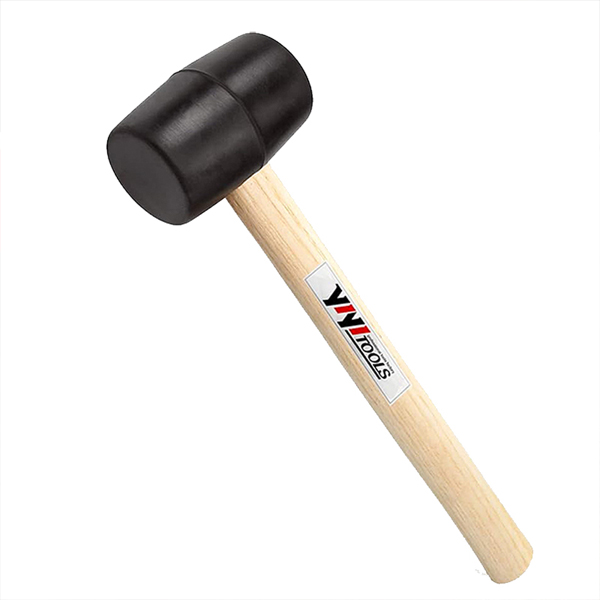 Rubber Mallet Hammer With Wood Handle