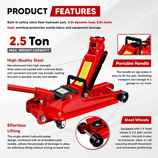 Floor Jack 2.5 Ton - Image 4