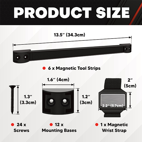 Magnetic Storage Organizer Tool Holder - Image 2