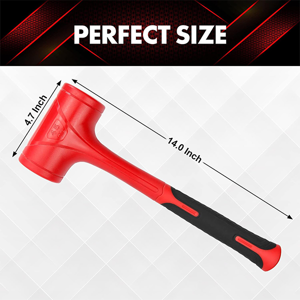 YIYITOOLS Dead Blow Hammer-45oz(3LB) - Image 2