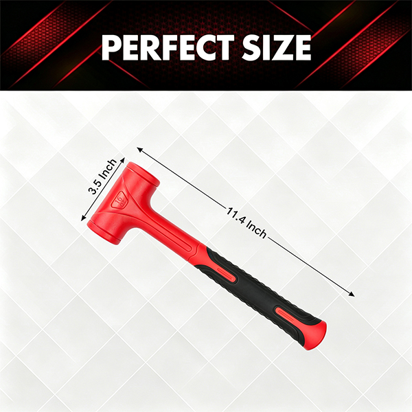 YIYITOOLS Dead Blow Hammer-16oz (1LB) - Image 2