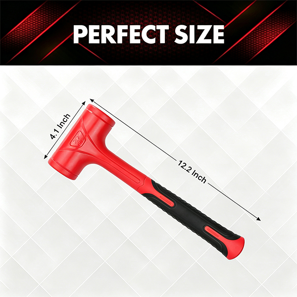 YIYITOOLS Dead Blow Hammer-27oz (1.7LB) - Image 2