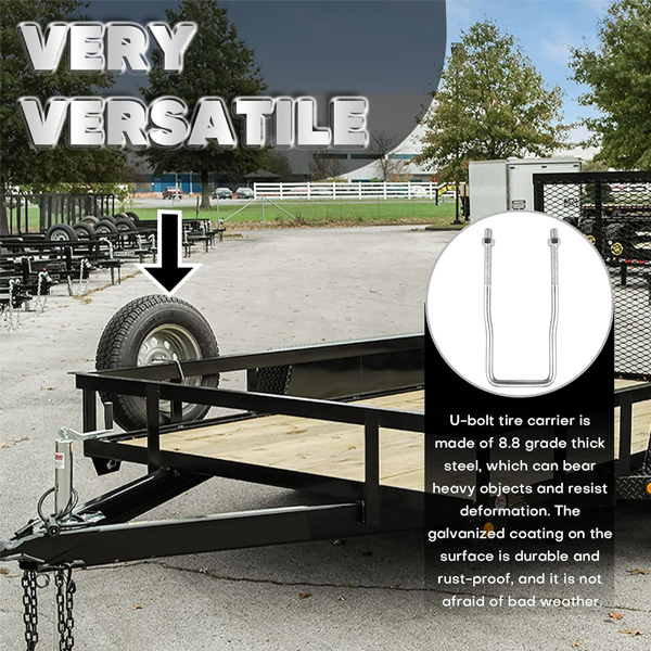 U-Bolt Spare Tire Carrier - Image 3