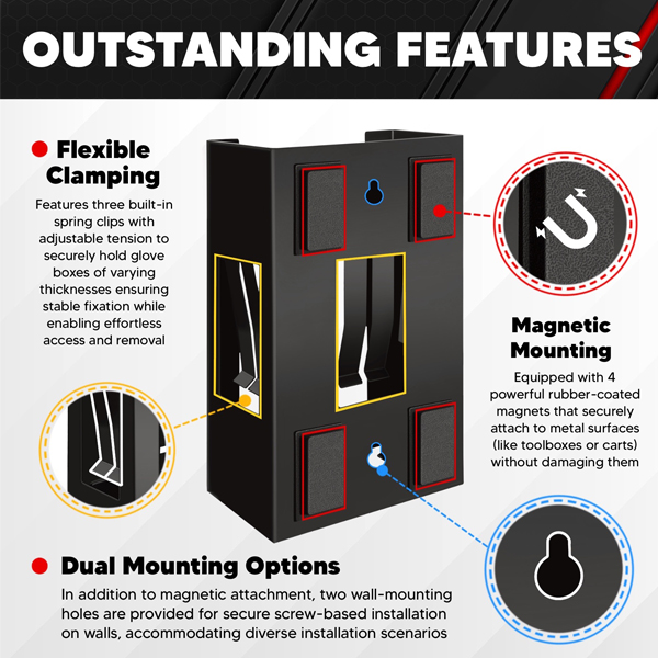 Magnetic Glove Box Holder - Image 4
