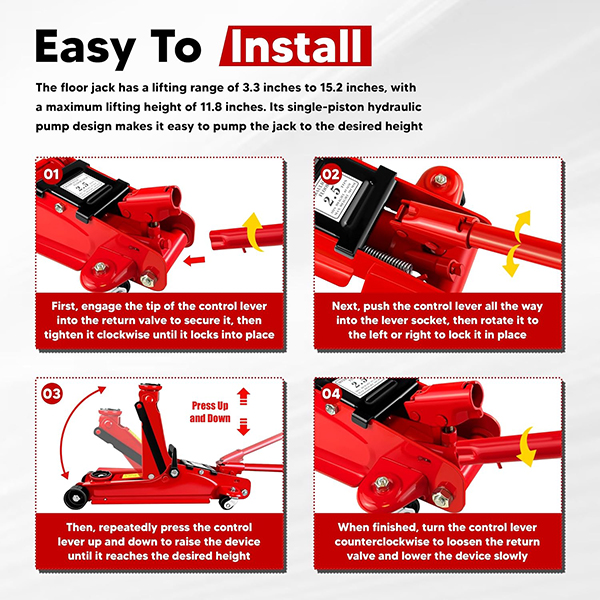 Floor Jack 2.5 Ton - Image 5
