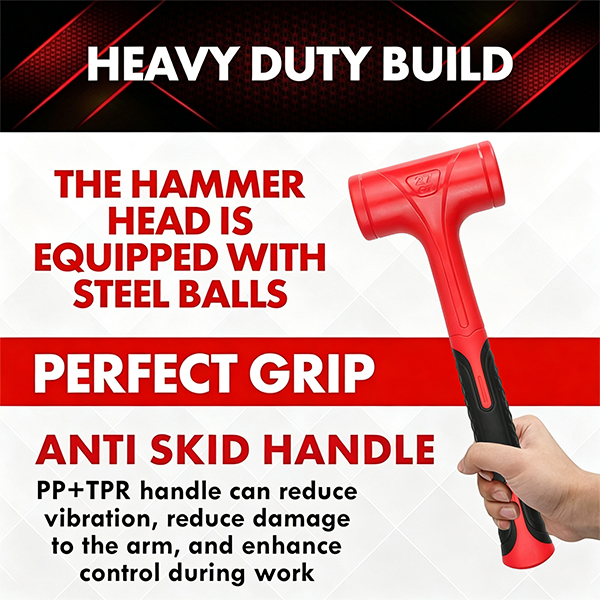 YIYITOOLS Dead Blow Hammer-27oz (1.7LB) - Image 5