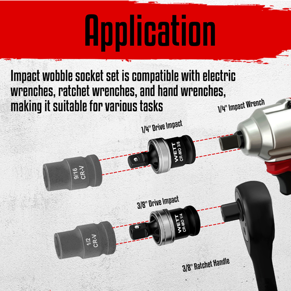 3-Piece Impact Universal Joint Set - Image 6
