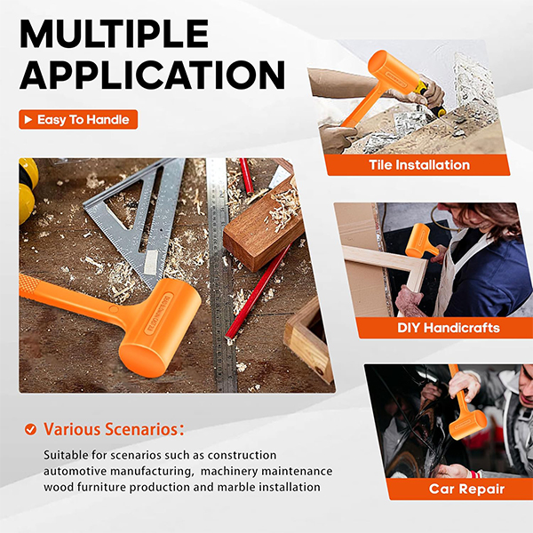 YIYITOOLS 2LB Dead Blow Hammer - Image 7