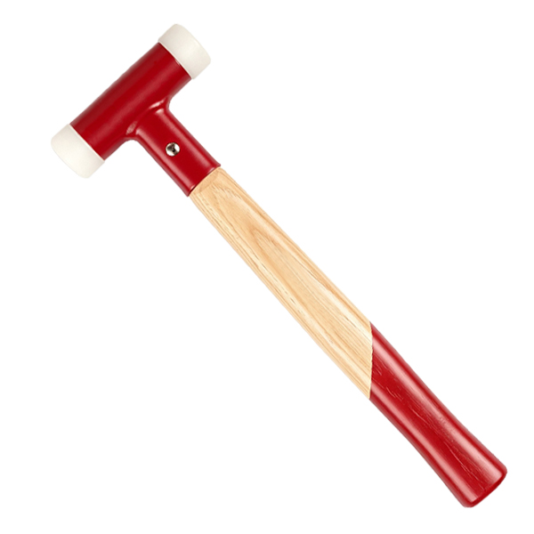 YIYITOOLS 30 mm Dead-Blow Installation Hammer with Walnut Wood Handle