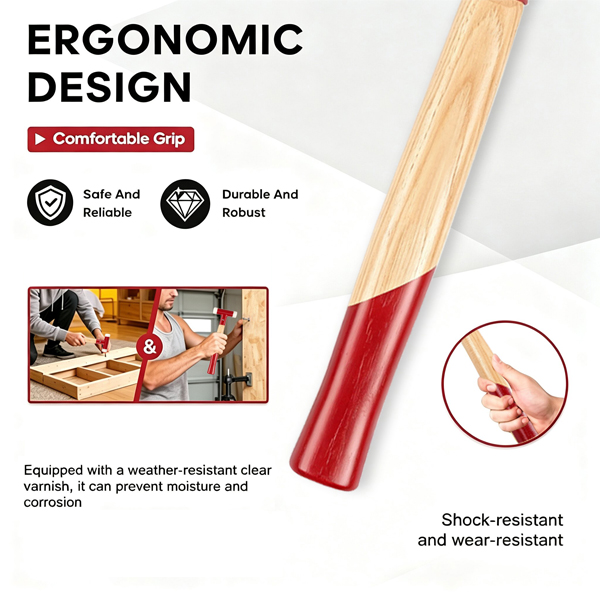 YIYITOOLS 50 mm Dead-Blow Installation Hammer with Walnut Wood Handle - Image 5