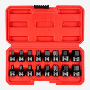 3/8-Inch Drive Low Profile Impact Hex Driver Set